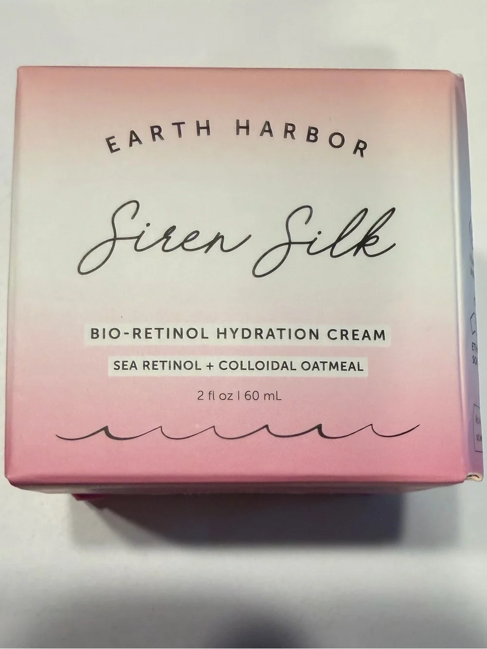 EARTH HARBOR SIREN SILK BIO-RETINOL HYDRATION CREAM (Full Size/2oz/NWB)